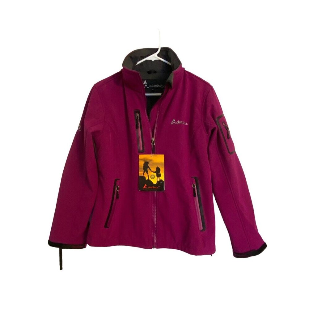 Olumbus C Girls Size XL Pink Ski Snow Jacket Full Zip